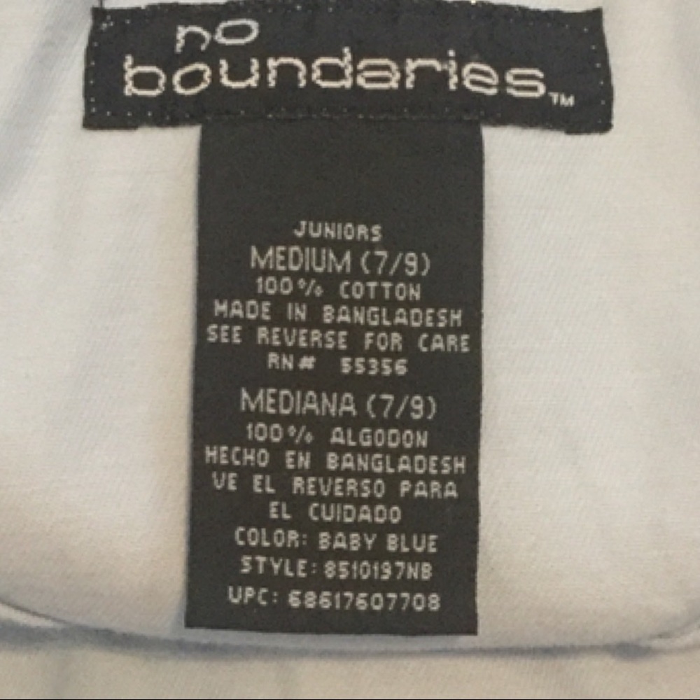 NWOT No Boundaries Light Blue Overalls - Picture 3 of 4